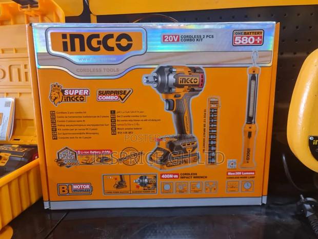 Cordless Impact Wrench Tool- Ingco 20v · Photo 2