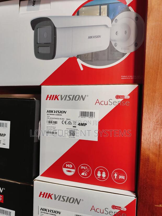 Hikvision 4mp Ip Network 80m Camera Audio Acusense · Photo 3