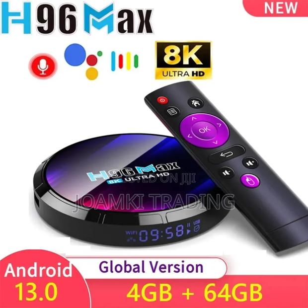 Smart Tv Box Android 13, 64gb Rom 4gb Ram, Dual Wifi & Bt