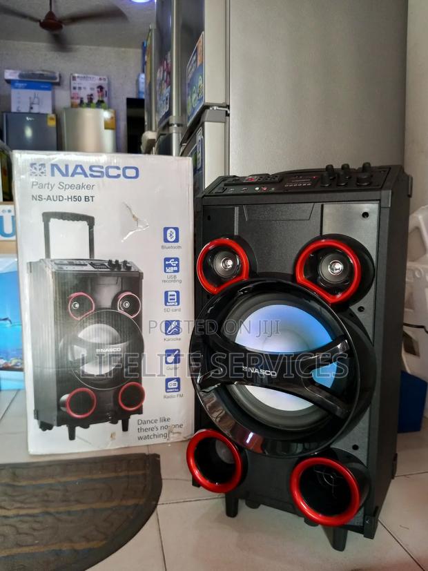 Nasco Party Speaker With Microphone