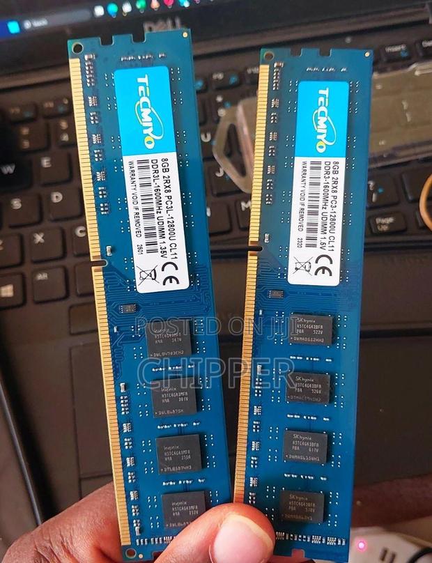 8gb Ddr3 and Ddr3l Desktop Ram