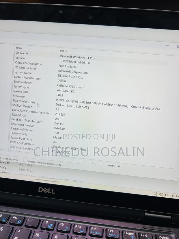 Laptop Dell Latitude 7390 16GB Intel Core I5 SSD 256GB photo 5