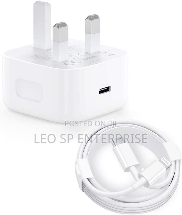 20w iPhone Type C Charger (150) and Cable (30ghc) · Photo 4