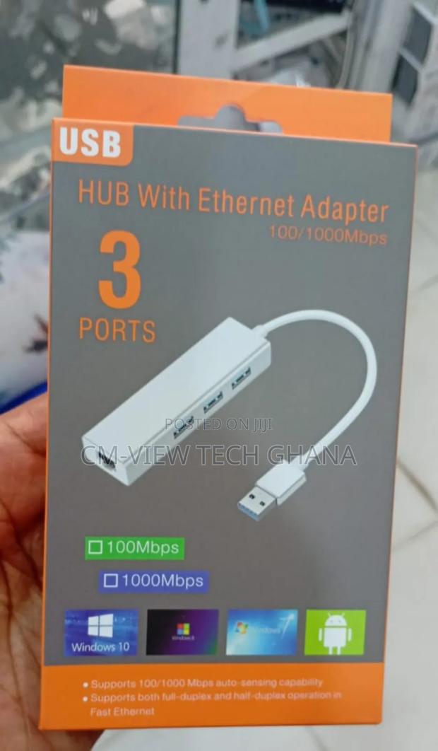 3port Usb Hub With Ethernet Port · Photo 3