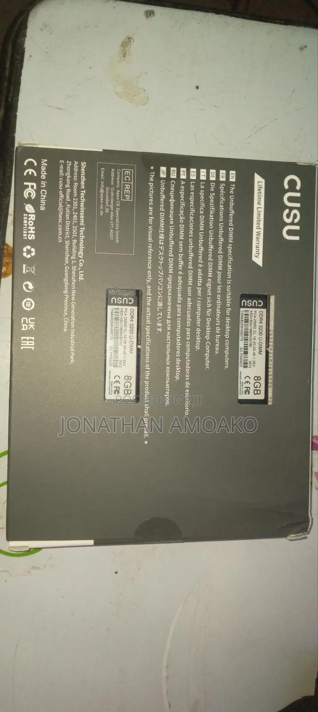 Cusu Ddr4 Memory photo 2