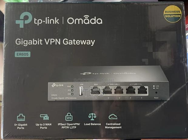TP-Link Er605 V2 Wired Gigabit VPN Router Omada · Photo 3