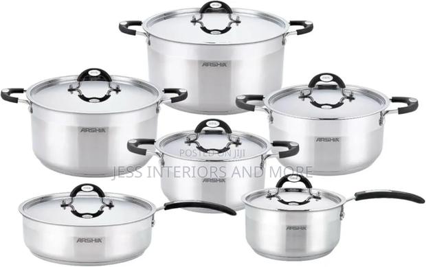 Arshia 12-Piece Stainless Steel Cookware Set · Photo 4