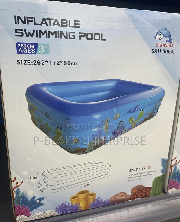 Good Inflatable Swimming Pool 262cm*172cm*60cm · Photo 3