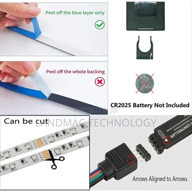 20 M RGB Bluetooth Control Led Strip Lights Usb Color · Photo 4