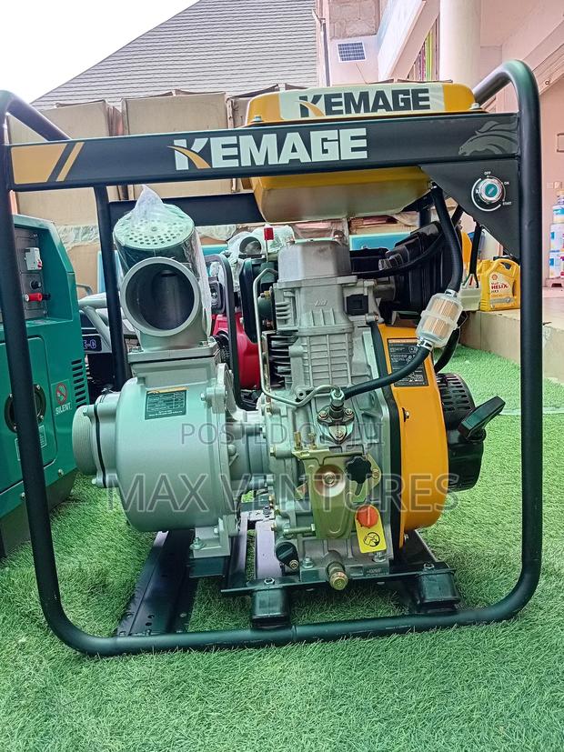 Kemage Diesel Water Pump Key Start Fuel Efficient · Photo 2