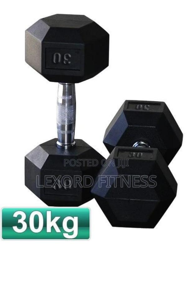 Hex Dumbbell 60kg (30kg Pair) · Photo 4