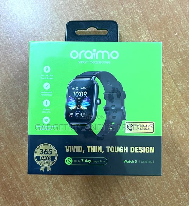Oraimo Watch 5 Hd Panda 2.01" Glass 1atm Smartwatch Osw-805 · Photo 3