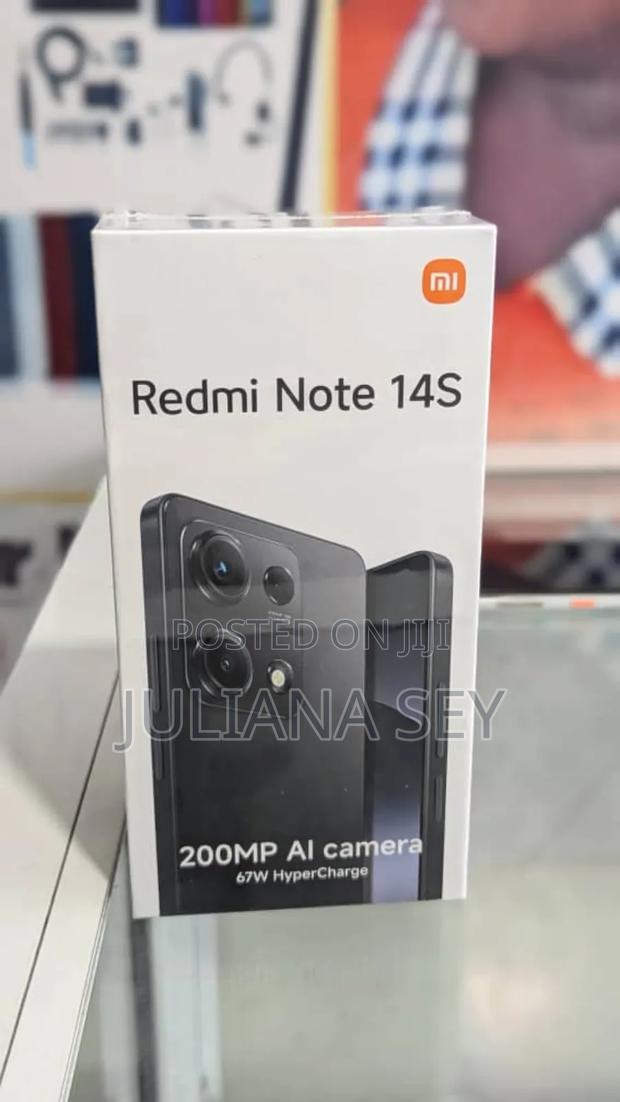 New Xiaomi Redmi Note 14S 256 GB Black