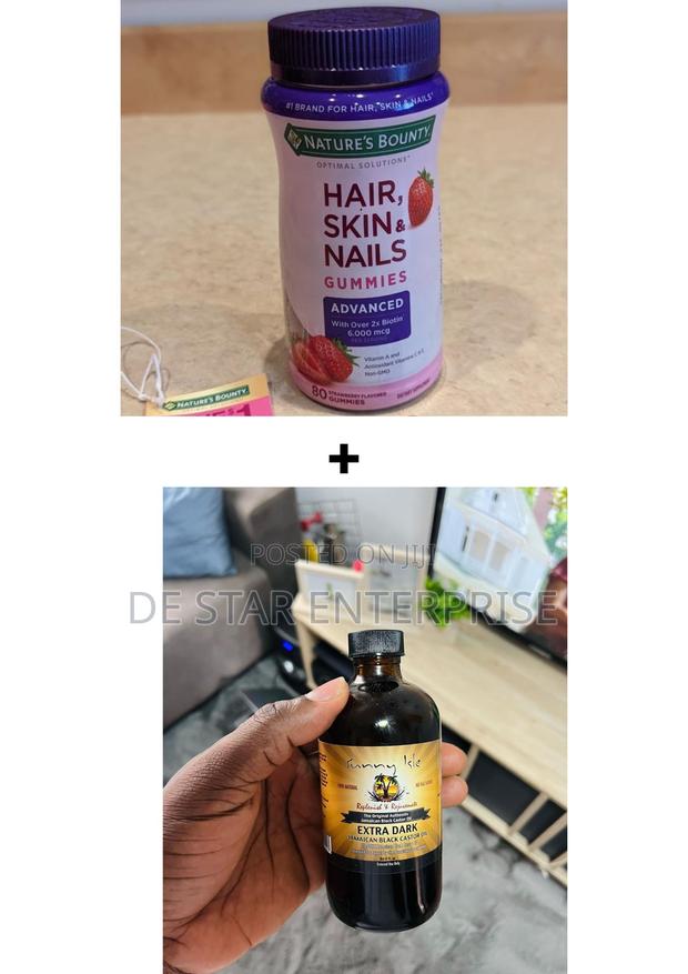 Castor Oil + Gummy Supplement for Wild Hair and Beard Growth · Photo 2