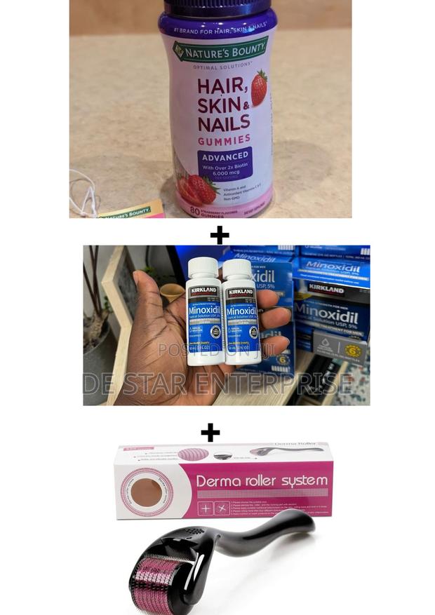 Derma Roller + Kirkland + X2 Biotin Gummies · Photo 2