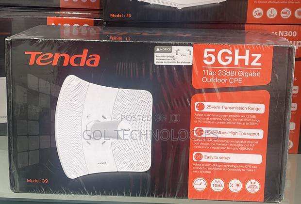 Tenda Access Point 11ac 23dbi Gigabit Outdoor Cpe Cpe O9 · Photo 4