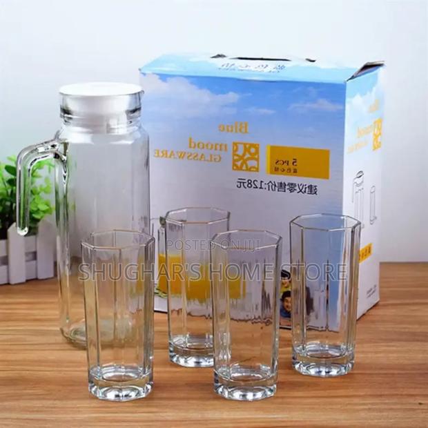 4pcs Drinking Glass Set With Pitcher · Photo 1