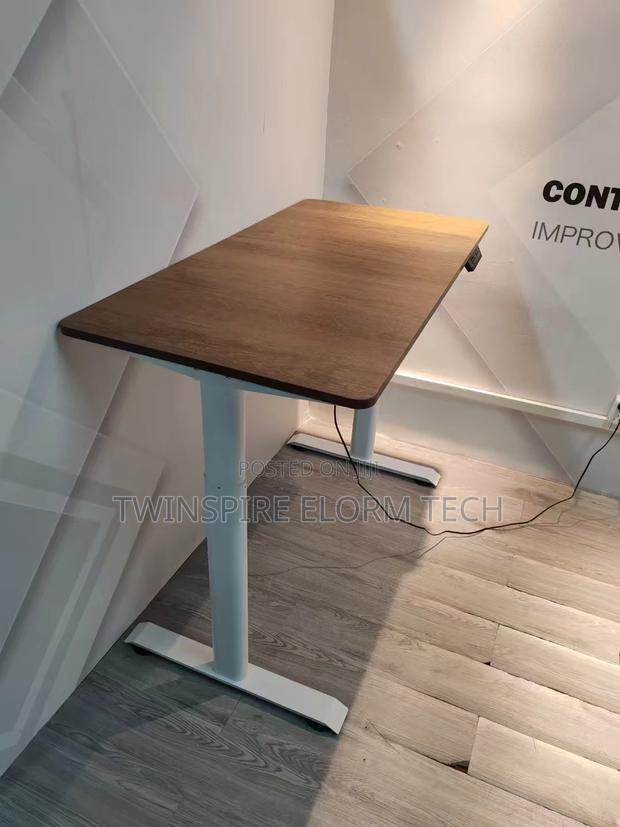 Electric Height Adjustable Sit Stand Work Desk Table photo 2