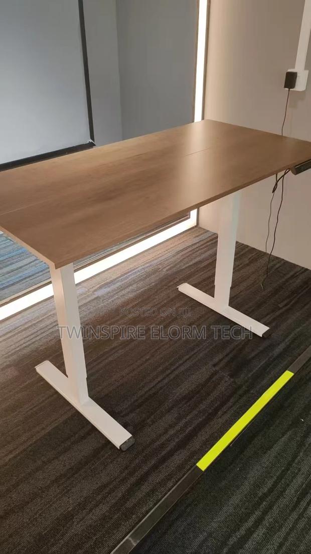 Electric Height Adjustable Sit Stand Work Desk Table photo 4