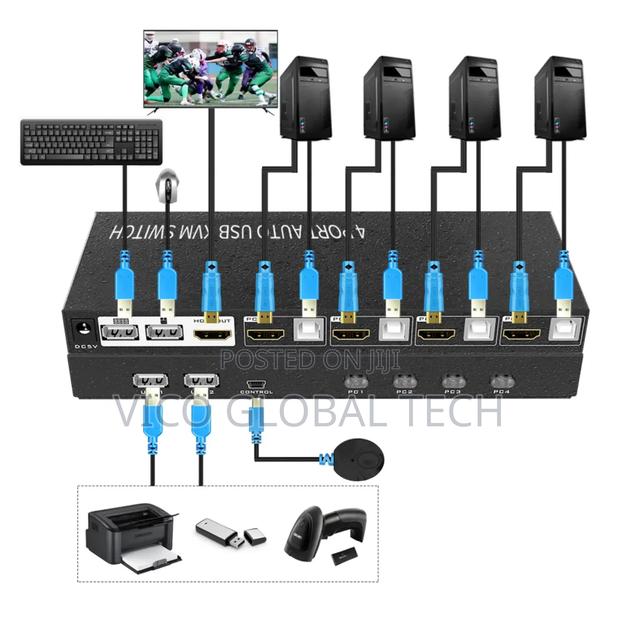 Mt-Hk-401 4in1 Out Hdmi KVM Switch · Photo 1