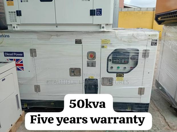 Polished Version 50kva 45000watts Perkins Diesel Silent Gen