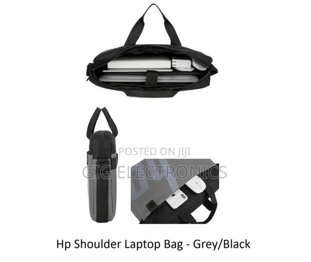 Hp Shoulder Laptop Bag - Grey/Black · Photo 4