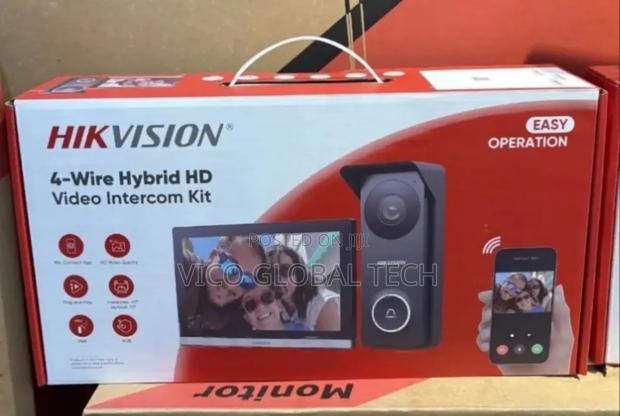 (Ds-kis313-p)Hikvision 4-wire Hybrid Hd Video Intercom Kit · Photo 1