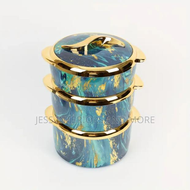 Marble Blue Insulated Dish Set · Photo 4
