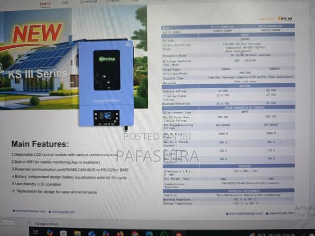 3500w 12v 160a MPPT Hybrid Solar Inverter photo 6