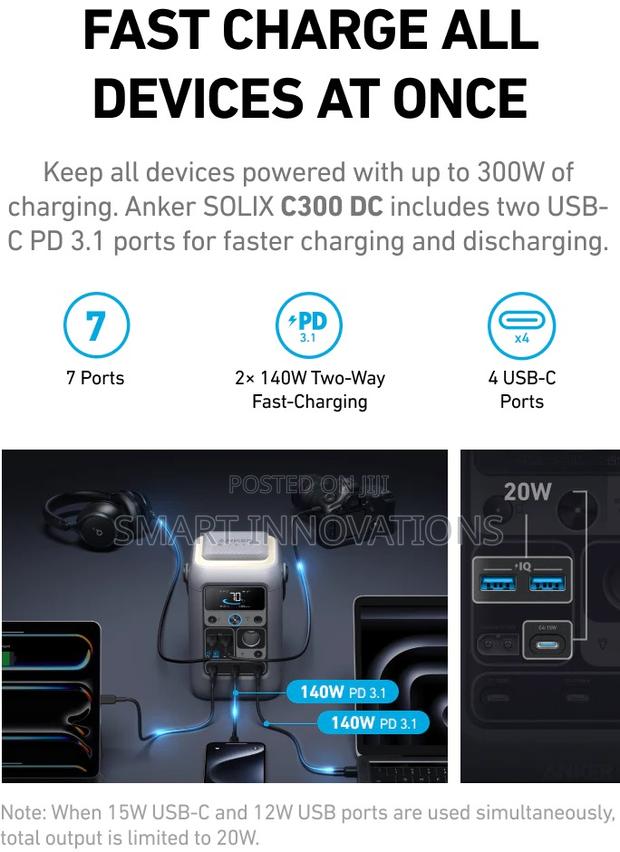 Anker Solix C300 Dc Power Bank Station photo 7