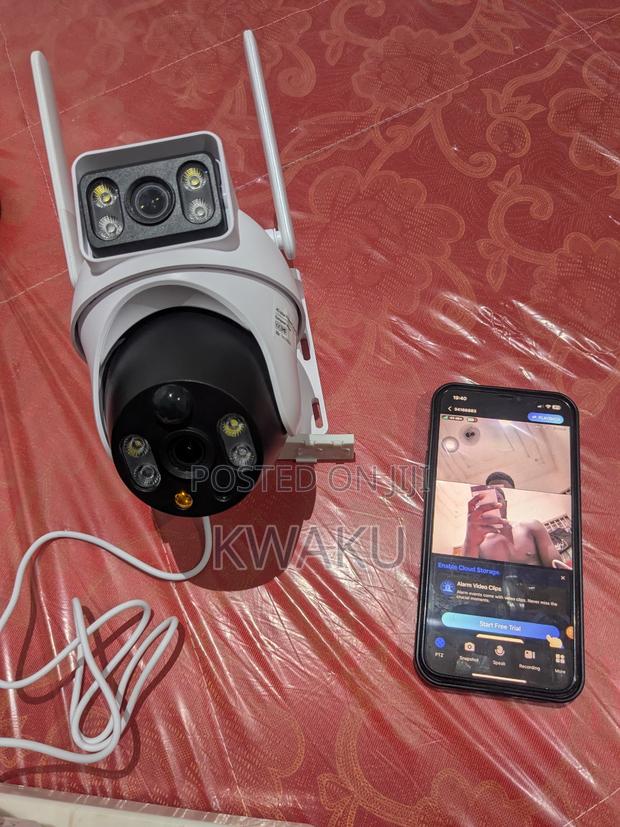 Wifi Solar Camera Powered Dual View photo 2