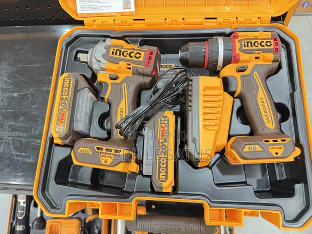 Ingco Two in One Brushless Impact Drill and Wrench Combos photo 2