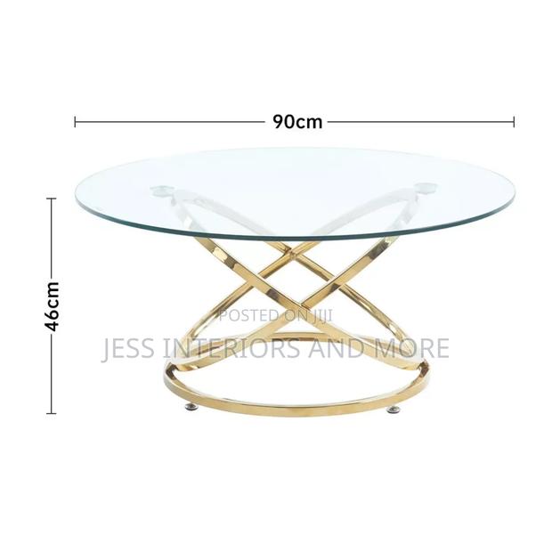 Coffee Table (Clear Tempered Glass Top) · Photo 4