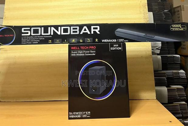 2025 Tv Enhancement Well Tech 12000 Watts Wireless Soundbar