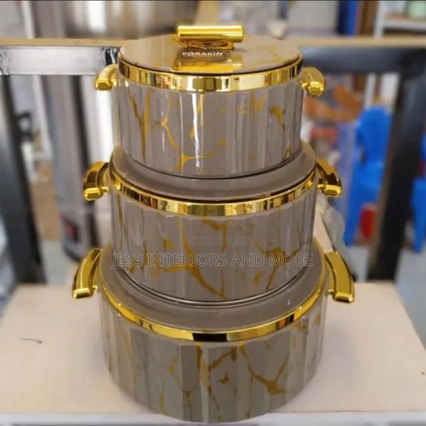 3-Piece Food Warmer Set(Gold) · Photo 2