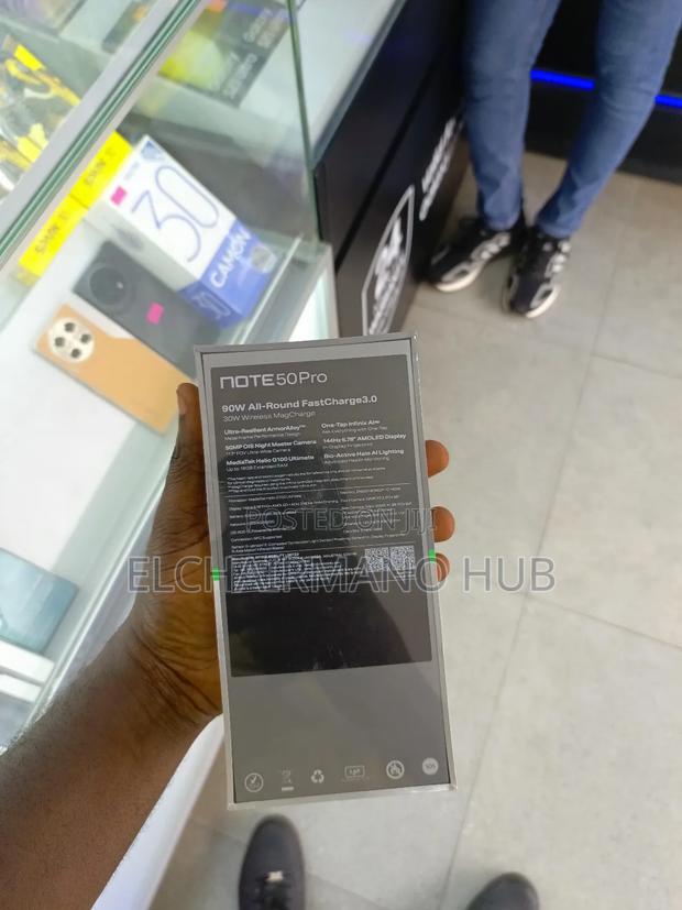 New Infinix Note 50 Pro 256 GB Black photo 3
