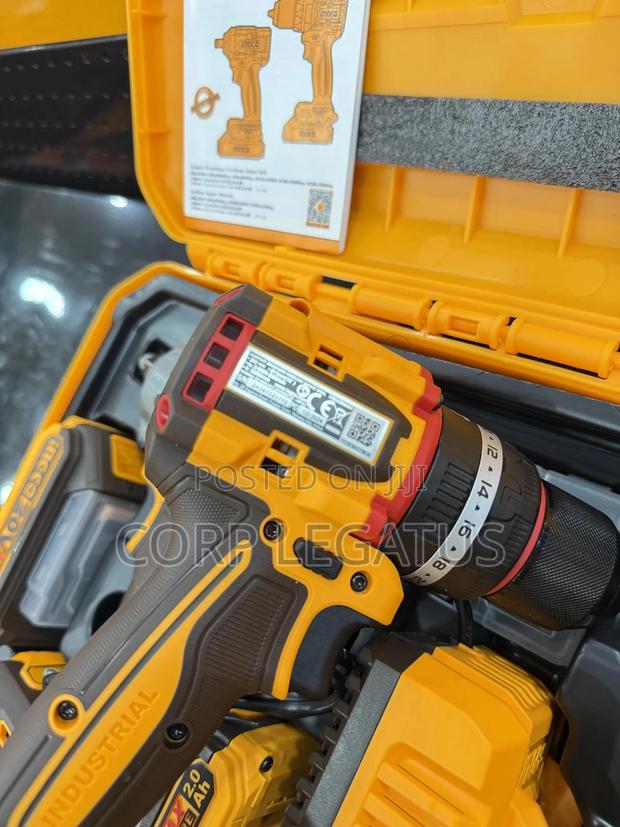 Ingco Two in One Brushless Impact Drill and Wrench Combos photo 4
