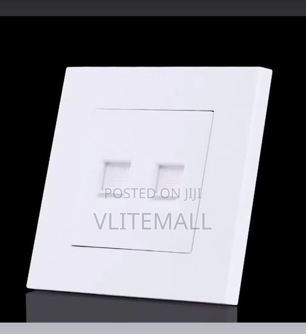Double Faceplate or Wall Socket With Jack · Photo 2