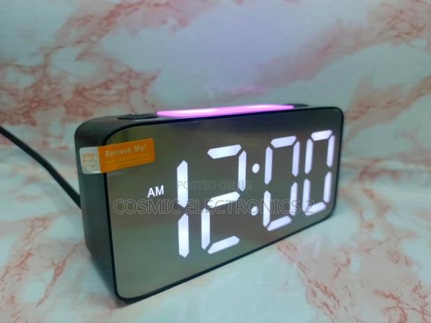 RGB Colorful Digital Alarm Clock With Snooze Button photo 6