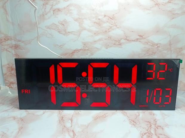 16-Inch Large Led Display Alarm Clock With Multi- Display photo 3