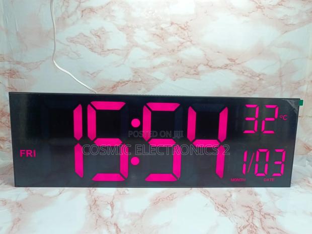 16-Inch Large Led Display Alarm Clock With Multi- Display photo 5