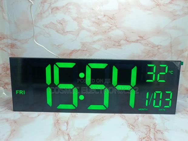 16-Inch Large Led Display Alarm Clock With Multi- Display photo 6