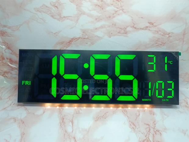 16-Inch Large Led Display Alarm Clock With Multi- Display photo 10