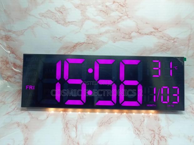 16-Inch Large Led Display Alarm Clock With Multi- Display photo 11
