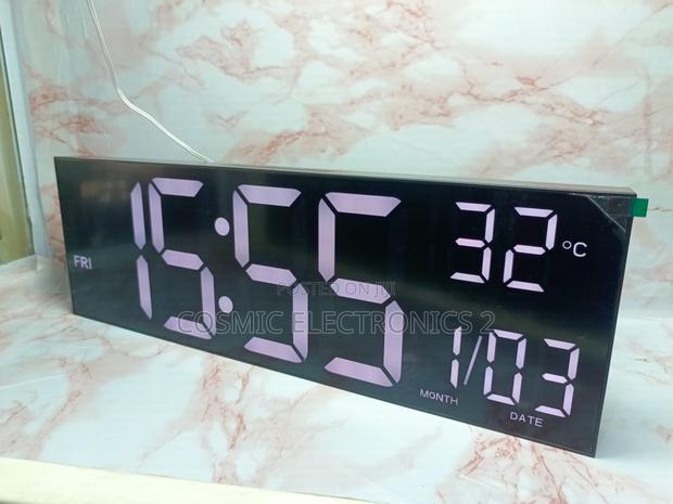 16-Inch Large Led Display Alarm Clock With Multi- Display photo 16