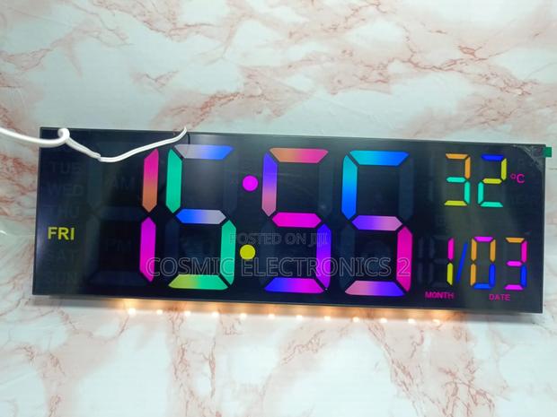 16-Inch Large Led Display Alarm Clock With Multi- Display photo 17