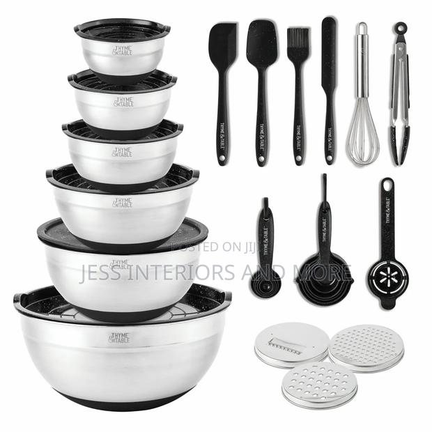 32 Piece Stainless Steel Mixing Bowls · Photo 3
