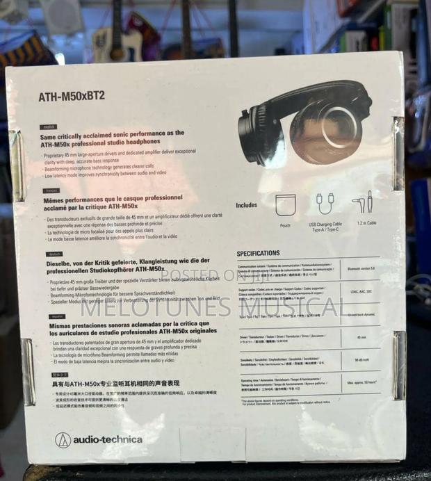 Audio-Technica Ath-M50xbt2 Wireless Headphone · Photo 4