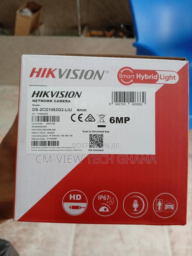 Hikvision 6mp Network Ip Camera ( Ds-2cd1063g2-Liu) · Photo 4