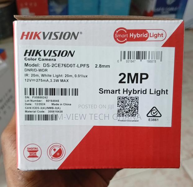 2mp Smart Hybrid Light Analogue Dome(Ds-2ce76d0t-Lpfs) · Photo 4